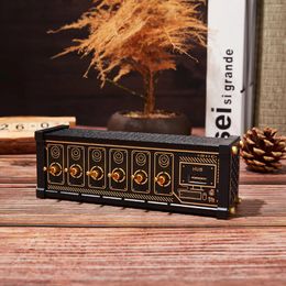 Decorative Figurines Retro Block USB Socket Independent Control Twist Switch Creative Desktop Ornaments To Send Boyfriend Gifts