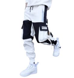 Men's Pants Hip Hop Casual Male Athletic Leisure Pants Multi Pocket Cargo Men Trousers Track Joggers Streetwear Urban Trendy