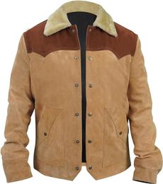 Mens Casual John Dutton Vest Jacket - Tv Series Kevin Costner Bomber Outerwear Collection