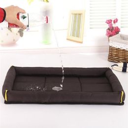 Waterproof Dog Mat Cat Kennel Mat Pet Supplies Solid Color Dog Bed Soft Cushion Summer Doggy Cave Bag Nest 201124221N