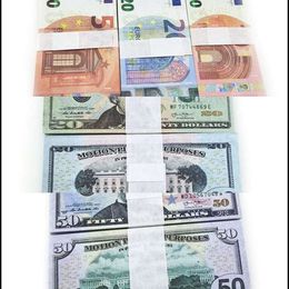 Other Festive Party Supplies Party Supplies 2022 Fake Money Banknote 10 20 50 100 200 500 Dollar Euros Realistic Toy Bar Props Copy OtsvcTVDY