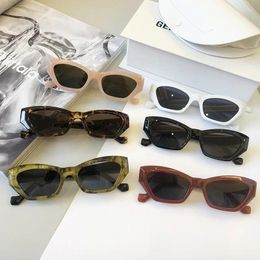 Sunglasses Full Frame Women'S Fashionable Cat Eye Retro Engineering Design Street Glasses Uv400 Protective