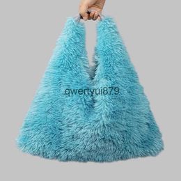 Totes Faux Fur obos Underarm Bags For Women Luxury Designer andbags And Purses 2023 New In Fasion Large Candy Colours Plus SoulderH24131