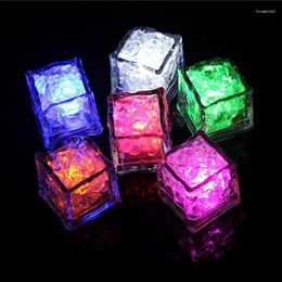 Night Lights LED Touch Induction Luminous Ice Light Colourful Flash In Water Waterproof Safe Decoration