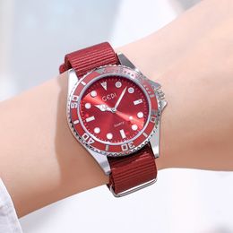 Womens watch high-grade fashion light luxury leisure high-end cloth temperament quartz waterproof watch T6
