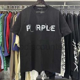 Purple Shirt Mens t Designer Tshirt Graphic Tee Clothes Cotton Shirts Graffiti Evil Fun Colour Print Sketch Oil Painting Pattern Street Loose A1 34ujpw