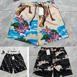 Summer Shorts Designer Womens Mens Print Fashion Tiger Head Beach Pants Casual Streetwear Sweatpants HV31