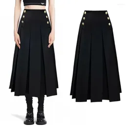 Skirts Autumn And Winter 2024 European High End Fashion Celebrity Online Red Versatile A-line Skirt Quality