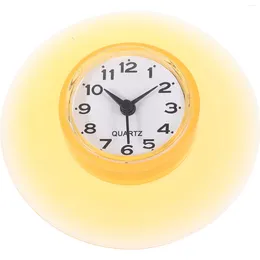 Wall Clocks Vintage Decor Bathroom Suction Cup Clock Shower With Ornament For Living Decorate Alarm
