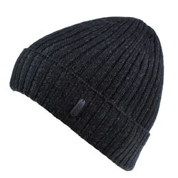 Connectyle Classic Fashion Mens Warm Winter Hats Thick Rib Knit Cable Cuff Beanie Watch Cap with Fleece Lining Skull Cap 240131