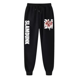 Pants New Anime Slam Dunk Printed Sweatpant Long Pants Men Women Cosplay Casual Jogging Pants Harajuku Streetwear Training Pants Men's