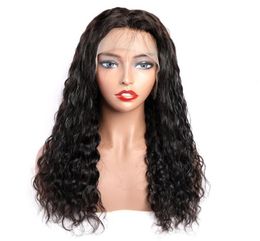 Pre Plucked 150 Density Water Wave Wigs Brazilian Human Hair Lace Front With Baby Wet and Wavy Hair3049242