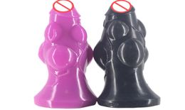 Big Dildo Beads Penis Anal Plug Large Buttplug Vagina Prostate Massager Anal Sex Toys For Women Men2562250