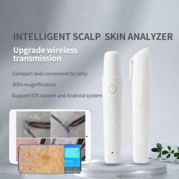 Analyzer Wifi Microscope Skin Hair Scalp Detector Beauty Facial Skin Analyzer, Wireless Digital Microscope