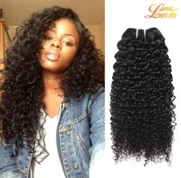 Whole 7A Brazilian Peruvian Malaysian Indian Human Hair Bundles Factory Brazilian Kinky Curly Hair Machine Double Weft Natural7965257