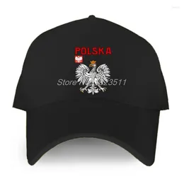 Ball Caps Fashion Poland Flag Emblem Footballer Baseball Cap Men Women Hats Adjustable Casual