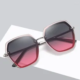 Sunglasses Women Polarised Uv400 Gradient Lens Fashion Luxury Ladies Vintage Sun Glasses Outdoor Retro Eyewear For Female 2212