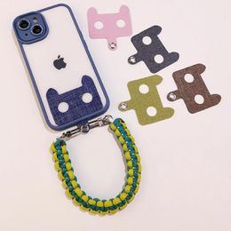 Cute Cartoon Universal Mobile Phone Lanyard Card Gasket Adjustable Replacement Necklace Clip Snap Cord Strap Crossbody Lanyard Party Favour