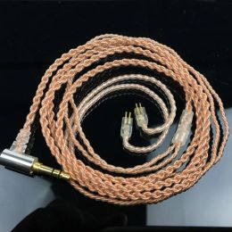 Accessories New 0.78mm 2 Pin Rose Gold Single Crystal Copper Upgrade Cable For Weston 1964 UE3X UE18 W4R Earphone Headset For iphone xr