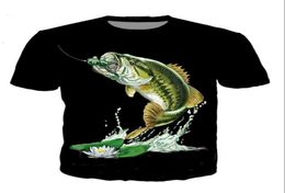 Summer Style 3D Print Fish Men Short Sleeve T Shirt Fashion Casual Clothing Hip Hop Camisetas Mens Tops Streetwear Tee Shirt Homme1486754