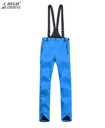 skiing pants high new snow suspenders 2022 orange snowboard overalls experience winter men6767517