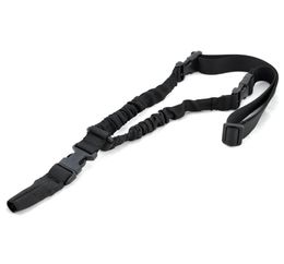 Tactical Adjustable 1 Single Point sling Bungee shoulder strap One point Gun Sling High Strength One Point Rifle Sling2153458