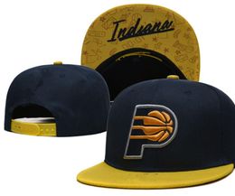 Indiana"Pacers''ball Caps 2023-24 Unisex Fashion Cotton Baseball Snapback Men Women Sun Hat Embroidery Spring Summer Cap Wholesale