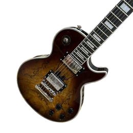 Custom Guitar, Mahogany Body, Vintage Sunburst Color, Rosewood Fingerboard, Decayed Maple Top, Free Ship