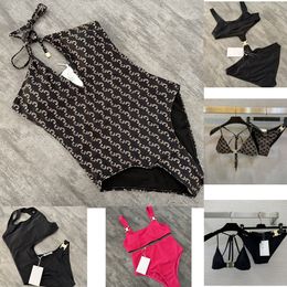 Bikini Womens Designer Swimsuit Ladies Swimsuit Luxury Swimesuit Designer Set da bagno a due pezzi Set di abiti da spiaggia Abbigliamento estivo Brand Swim Suele