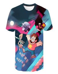 Steven Universe Cosplay Tshirt 3D Print Funny Tshirt Men Summer Casual Male T Shirt Hipster Hiphop Tee Shirt Homme Streetwear5813750