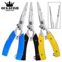 Tools Fishing Pliers 420 Stainless Steel Lengthen Body Multifunctional Scissors Line Cutter Hook Remover Outdoor Fish Peche Accessoire