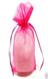 200 Pcs Pink Organza Bags Gift Wrap Wedding Favour 7X9 cm 27 inch x35inch4871650
