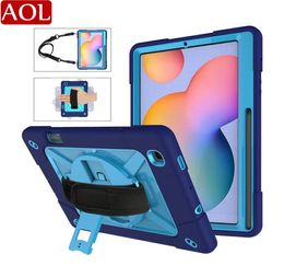 Tablet Case with Pencil Holder Shockproof Armor CoverHand Shoulder Strap For Samsung Galaxy TabA T510 T290 84 T307 TabS6 Lite 109399142