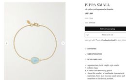 Pippa Small 18k Yellow Gold Aquamarine Bracelet Designer Logo Luxury Fine Jewelry Diamond Pave Signet Wedding Rings for Couple Creative Large