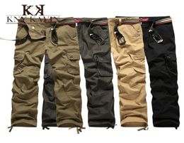 cargo pants for women New Arrive Brand Mens Cargo Pants for Men More Pockets Zipper Trousers Outdoors Overalls Plus Size Army Pan3949402