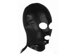 Bondage Gear BDSM Kit Costume Hood Mask Muzzle Eyes and Mouth Open Design New Style5102129