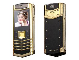 New Unlocked Luxury Bar Phones Classic CellPhone 1 SIM GSM Long Standby Bluetooth Dial Mp3 FM Radio Metal Body Quad Band cell Mobi2312276