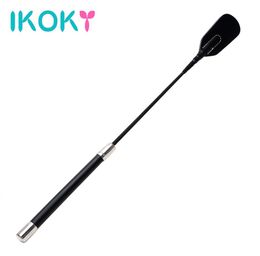 IKOKY Horse Whip Paddle Cosplay Shame Game Flirt Toys Spanking Slave Flogger Fetish Sex Whips SM Sex Toys For Couple C181127012155706