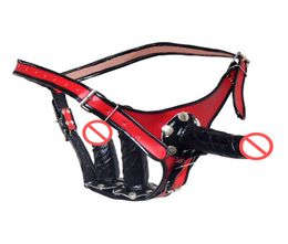 Strap On Dildo Fe Belt with Anal Plug and Vagina Plugs soft pvc leather Pant Sex Products for gay Sex Product1832575