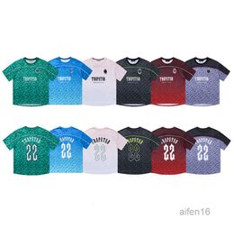 Trapstar T-shirts Mens Football Jersey Tee Women Summer Casual Loose Quick Drying T Shirts Short Sleeve Tops 16