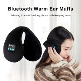 Headphones Wireless Headband Headphones Muffs Earphone Warmer Earmuffs Bluetooth Ear Warmer Music Men Women Winter Thick Casual Cap