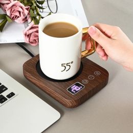 Tools Coffee Cup Heater Mug Warmer 3 Temperature Settings Electic Milk Tea Water Thermostatic Heating Coaster Timing for Home Office