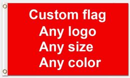 Wholesale 100D Polyester Custom Flag Business Advertisement Customized Banners Decoration 240301