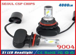 2016 NEW 1 Set S1 9004 HB1 40W 8000LM LED Headlight System Kit Seoul CSP Chip 24SMD HighLow Dual Beam Driving Headlamp Bulb Repla1067363