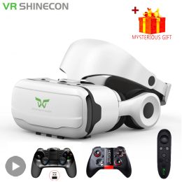 Devices Vr Glasses Virtual Reality 3d Headset Helmet for Android Iphone Smartphone Mobile Phone with Controller Game Wirth Real Goggles