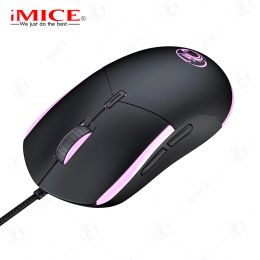 Mice Optical Professional Gaming Mouse 3200DPI Macro Programmable with 7 Bright Colours LED Backlit USB Wired Mouse Gamer for LOL CS