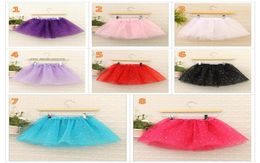 2016 new girls glitter ballet Dancewear tutu skirt Girls Bling Sequins Tulle Tutu Skirts Princess Dressup paillette skirts Costume4738857