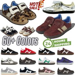 2024 Low price Wales bonner casual shoes og sneakers sports shoes leopard pony print silvery vegan black white gum mens womens 36-45