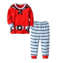 Children Boys Girls Pajamas Set Long Sleeve Boys Navy Style Toddler Baby Kids Tops Pants Clothing Set Christmas Clothes 15 Years3947942