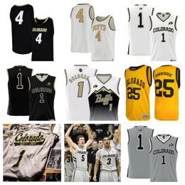 Colorado Buffaloes Basketball Jerseys - Authentic Team Colours Player Names Numbers